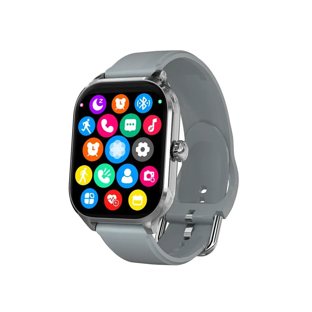 2025 New 2.01 Inch Smart Watch Man Woman Gift Full Touch Screen Sports Fitness Watch BT Call Digital Smart Watch Fashion Ladies