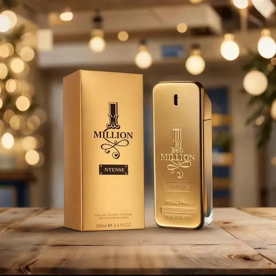 100ml Perfume Golden Million Gold Brick Extrait - Men's Long-Lasting Woody Perfume Men's Perfume Pray Fragrance