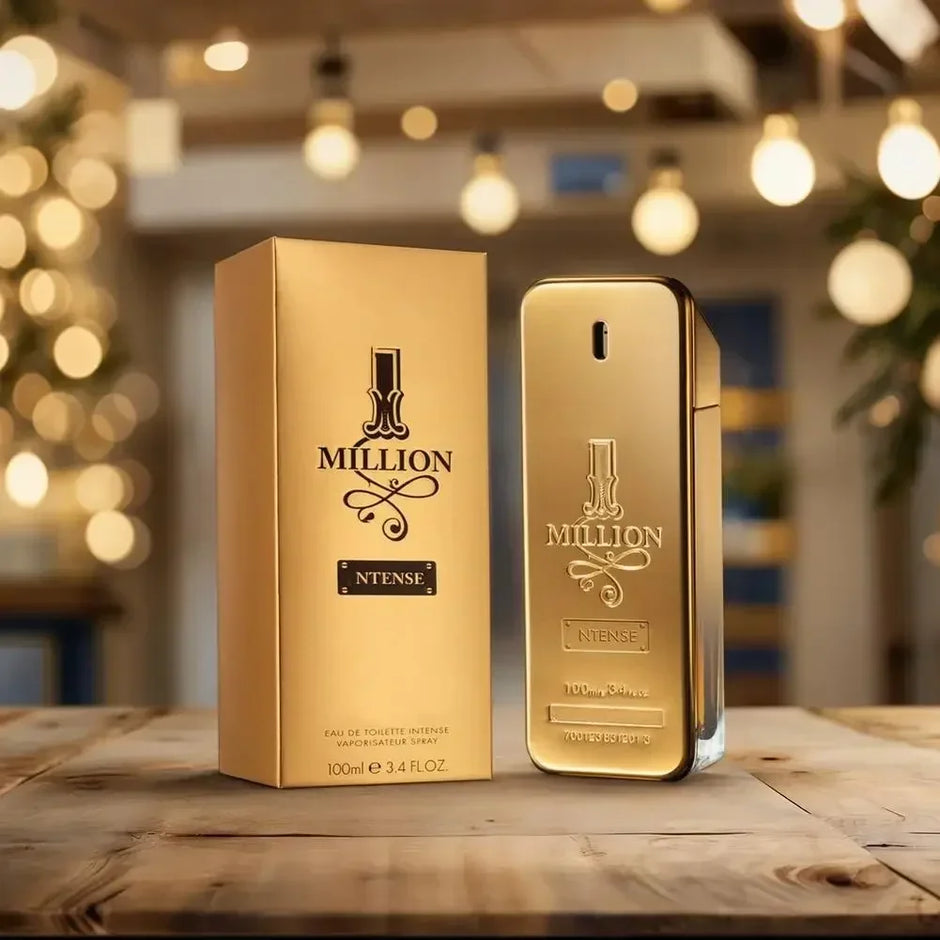 100ml Perfume Golden Million Gold Brick Extrait - Men's Long-Lasting Woody Perfume Men's Perfume Pray Fragrance
