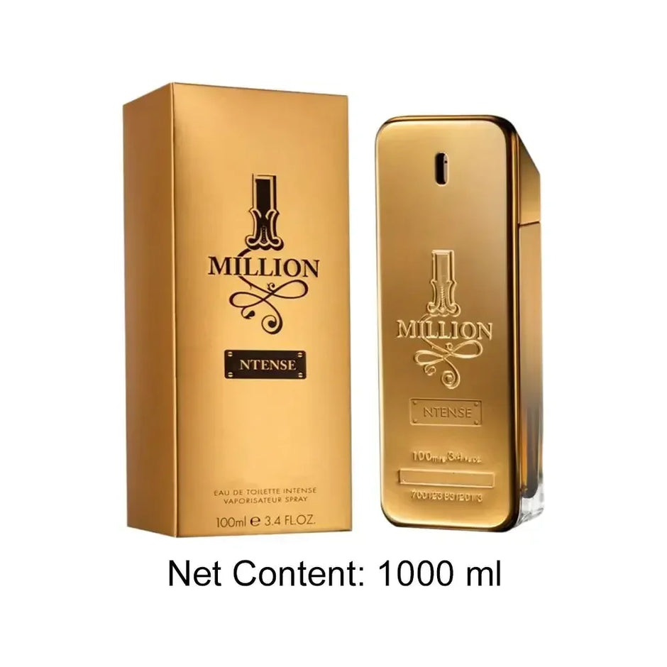 100ml Perfume Golden Million Gold Brick Extrait - Men's Long-Lasting Woody Perfume Men's Perfume Pray Fragrance