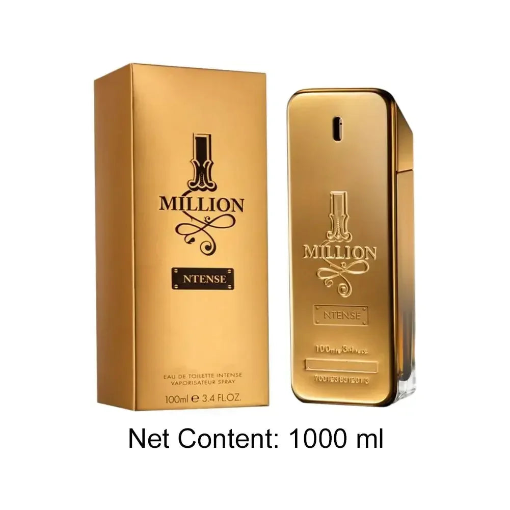 100ml Perfume Golden Million Gold Brick Extrait - Men's Long-Lasting Woody Perfume Men's Perfume Pray Fragrance