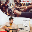 5Core Music Stand for Sheet Music Portablr Folding Tripod + Detachable Mic Holder