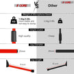 5Core Tripod Mic Stand Adjustable Heavy Duty Floor Holder Microphone Boom Arm RED