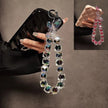 DIY Bracelet Crystal Shinning Acrylic Butterfly Girl Phone Charms Wrist Hanging Strap Mobile Phone Lanyard Phone Bag Key Chain