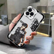 ANIME A-Attack on titan FUNDA PHONE Case For iPhone Border Soft Shell 11 12 13 Mini 14 15 16 Pro Max Soft Clear Back Cover Coque