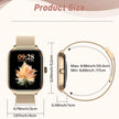2025 New 2.01 Inch Smart Watch Man Woman Gift Full Touch Screen Sports Fitness Watch BT Call Digital Smart Watch Fashion Ladies