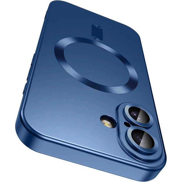 For Magsafe Magnetic Wireless Charge Phone Cases For iPhone 16 Pro Max Plus Case Camera Back Cover Accessories