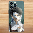 Levi Ackerman Attack on Titan Phone Case For iPhone15,14,13,12,11,Pro,Max,Plus,Mini,X,XS,XR,8,7,6,S,Plus,SE Soft Black Case