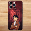 Levi Ackerman Attack on Titan Phone Case For iPhone15,14,13,12,11,Pro,Max,Plus,Mini,X,XS,XR,8,7,6,S,Plus,SE Soft Black Case