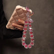 DIY Bracelet Crystal Shinning Acrylic Butterfly Girl Phone Charms Wrist Hanging Strap Mobile Phone Lanyard Phone Bag Key Chain