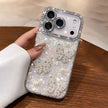 Luxury Diamond Butterfly Clear Phone Case For iPhone 17 Air 16 15 14 13 12 Pro Max Transparent Plating Soft Silicone Back Cover