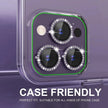 Sparkly Rhinestone Camera Lens Protector Case For iPhone 17 16 15 14 13 12 11 Pro Max 15 16 Plus 16E Screen Protector Film