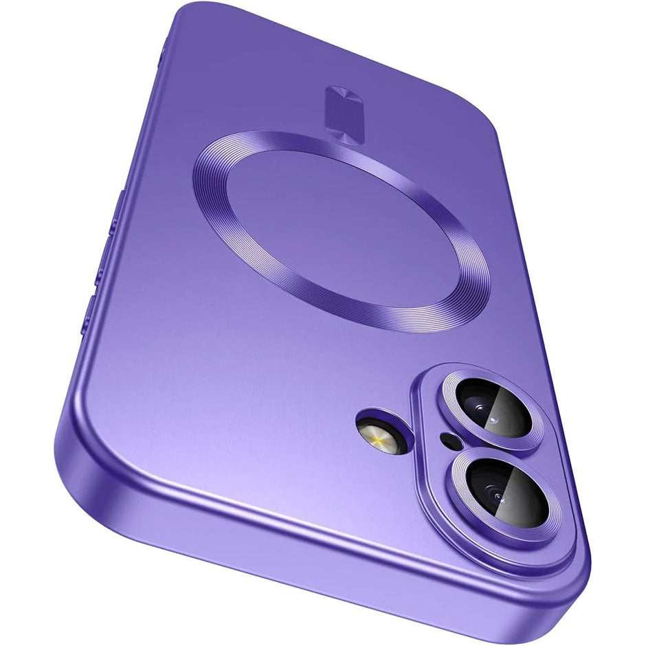 For Magsafe Magnetic Wireless Charge Phone Cases For iPhone 16 Pro Max Plus Case Camera Back Cover Accessories