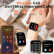 2025 New 2.01 Inch Smart Watch Man Woman Gift Full Touch Screen Sports Fitness Watch BT Call Digital Smart Watch Fashion Ladies