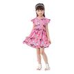 Princess Mouse Bow Toddler Girl Dress Summer Outfit Birthday Party Clothes Girls Flutter Sleeve Knee Length Dress 1-7 Years