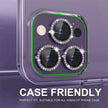 Sparkly Rhinestone Camera Lens Protector Case For iPhone 17 16 15 14 13 12 11 Pro Max 15 16 Plus 16E Screen Protector Film