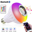 Colorful Bluetooth Music Bulb with Remote Control E27