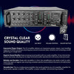 5 Core 4000W PA System Outdoor Indoor Commercial Industrial Grade Paging Kit W/ 32 Wall Speakers