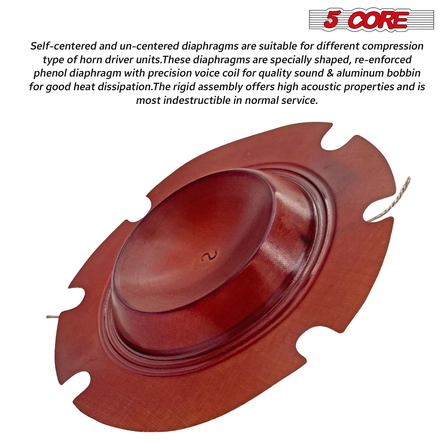 5 Core Replacement Diaphragm Titanium Universal 2