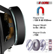 5Core 8 Inch Midrange Door Speaker 580W PMPO Subwoofer W Aluminum Bullet 8O Sub Woofer