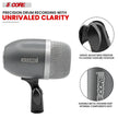 5Core Tom Snare Mic Cardioid Dynamic Microphone for Drum Kit Percussion Instrument GREY