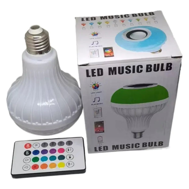 Colorful Bluetooth Music Bulb with Remote Control E27