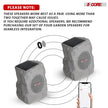 5Core Outdoor Wireless Speakers Bluetooth Rock Waterproof Linkable TWS Garden Speaker GRAY
